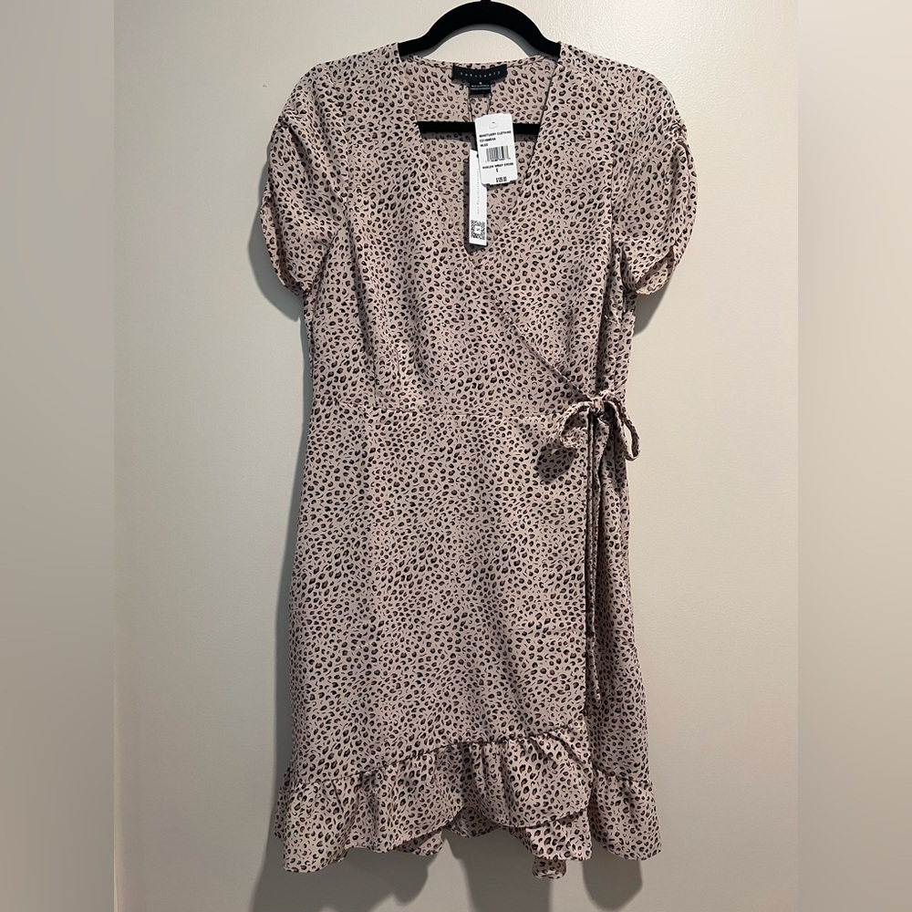 NWT Sanctuary Leopard/Cheetah Wrap Dress